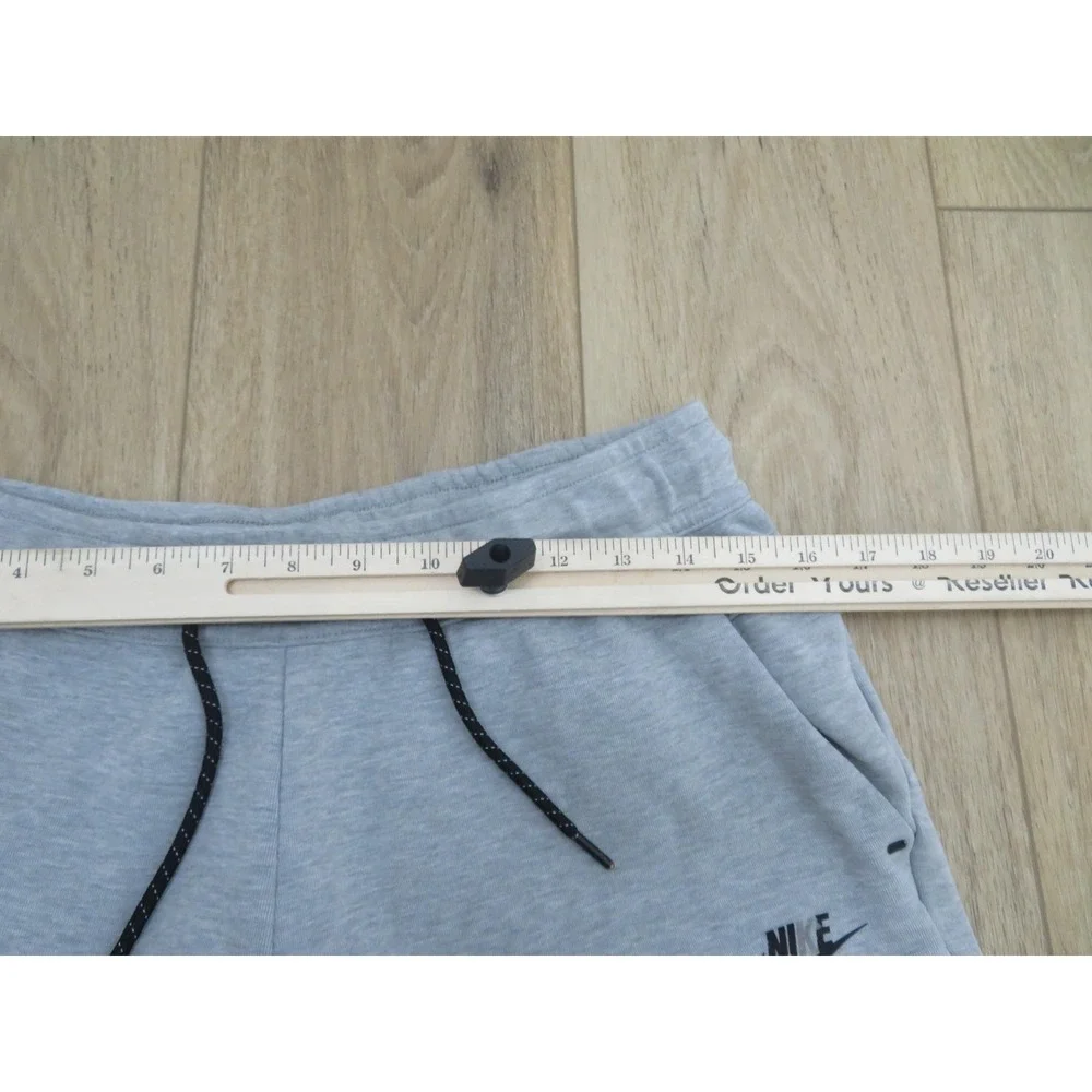 Nike Fleece Jogger Sweatpants Mens Medium Gray Zip Pocket CU4495-063 Athletic